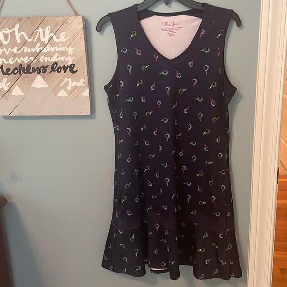 Lillie Green Womens Tee Time Sleeveless Dress Small - Excellent Condition-2/6/24 - Picture 2 of 6